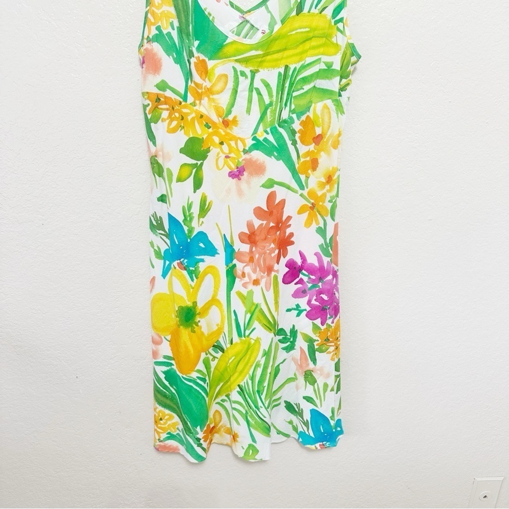 Vintage Hula Moon by Jams World Floral Printed dress size M - Picture 3 of 9